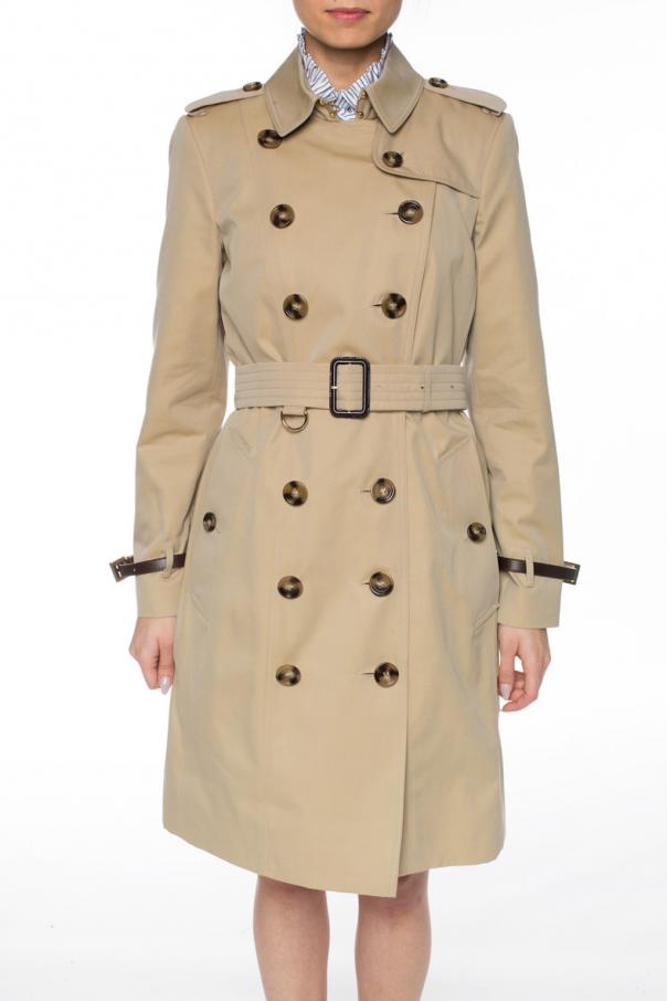 Trench coat with epaulettes Burberry - Vitkac Singapore