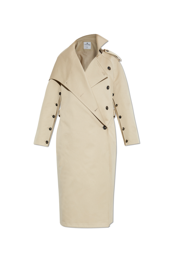 Courrèges Double-breasted trench coat