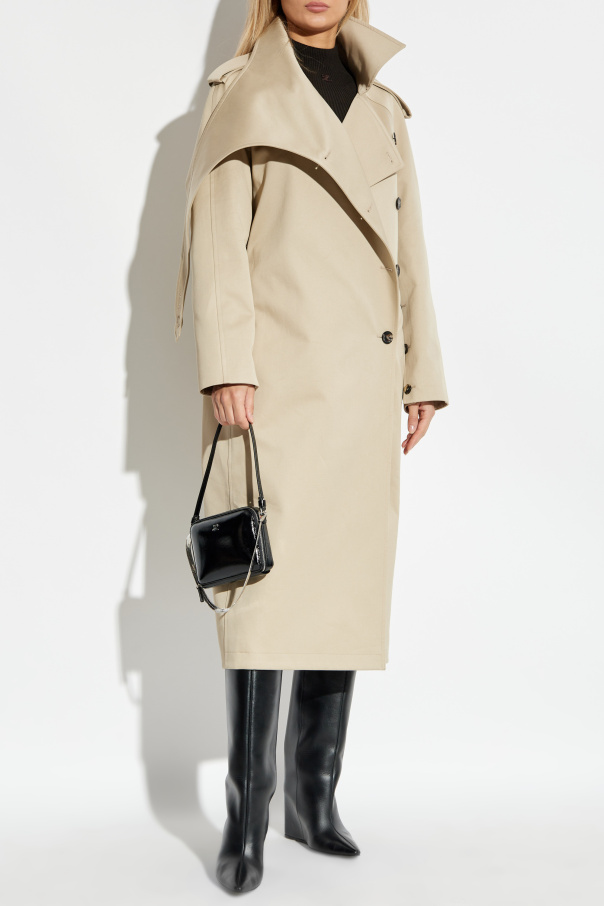 Courrèges Double-breasted trench coat