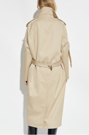 Courrèges Double-breasted trench coat