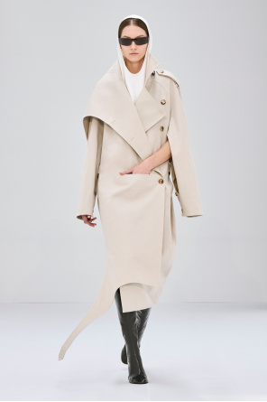 Courrèges Double-breasted trench coat