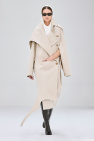 Courrèges beige Double-breasted trench coat
