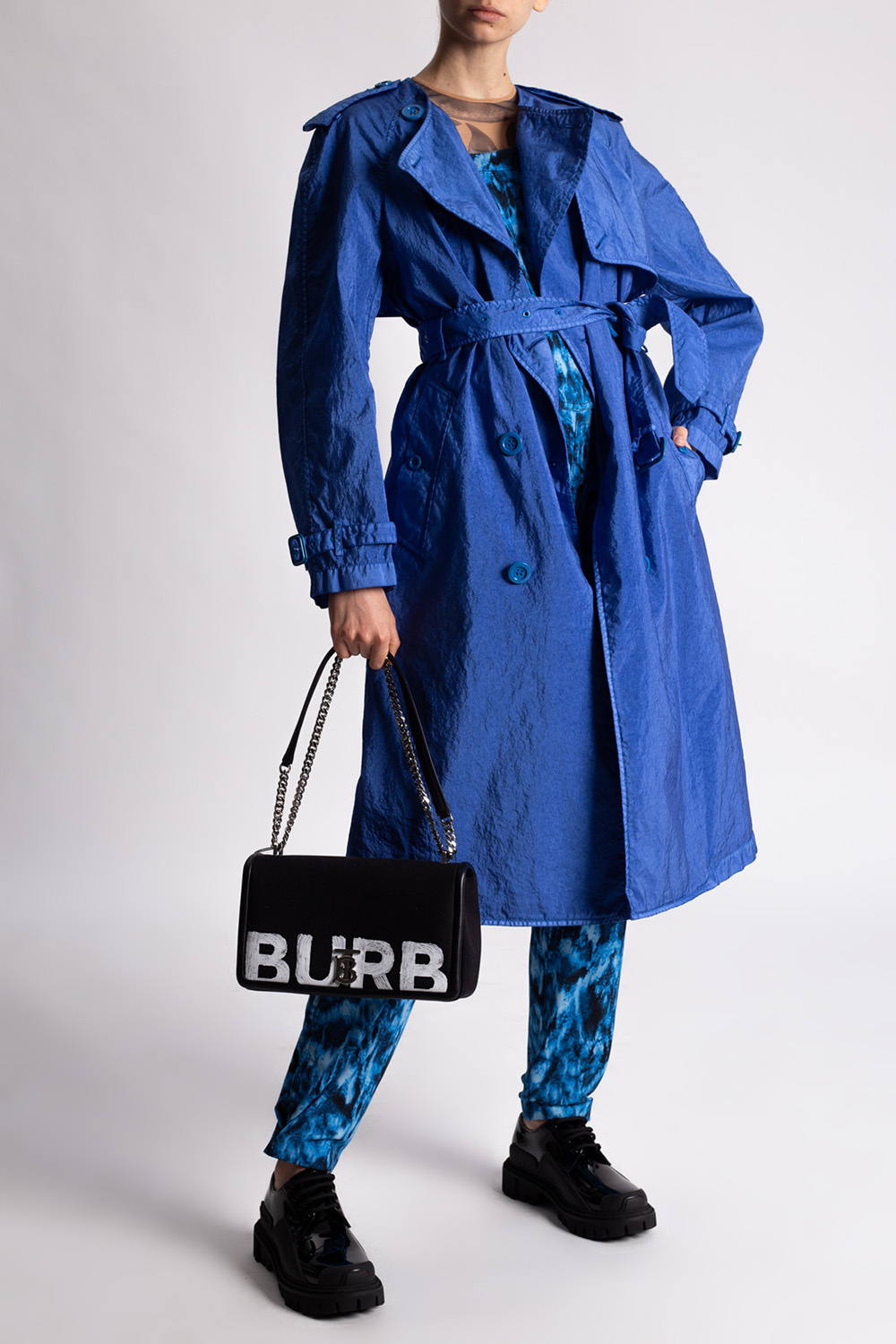 Burberry Single-vented coat