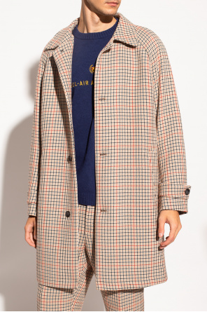 Louis Vuitton presents: A Dynamic Winter Wardrobe Ski Collection Check coat