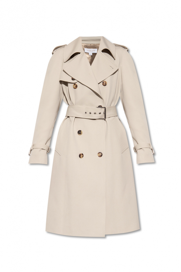 Beige Double-breasted trench coat Michael Kors - Vitkac France