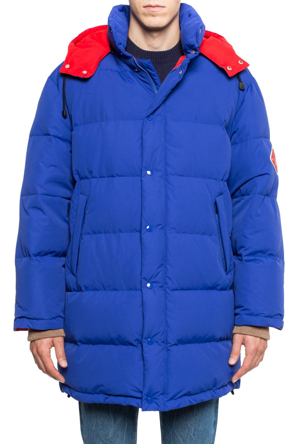 Blue Quilted down jacket Gucci - Vitkac GB