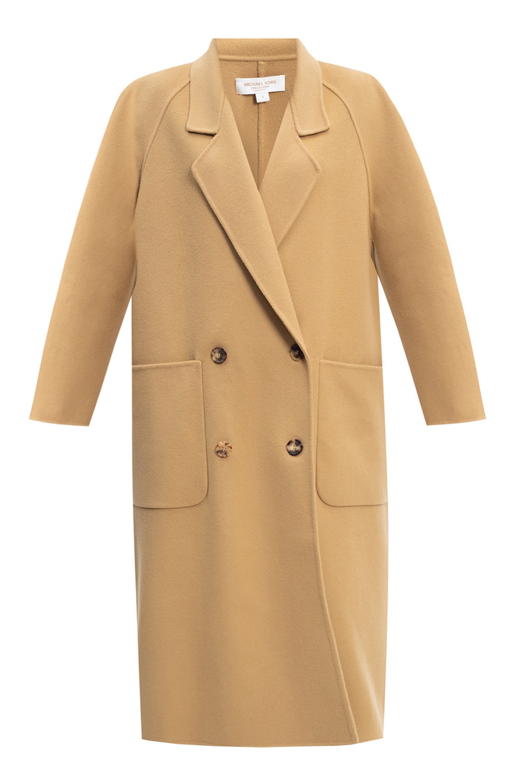 michael kors double breasted wool coat
