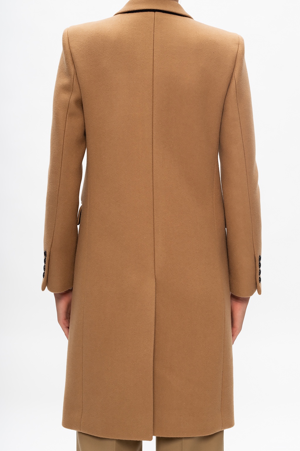 Saint Laurent Cashmere coat with notch lapels