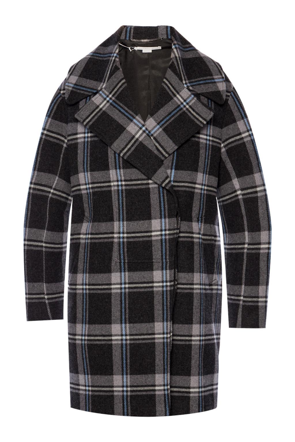 stella mccartney plaid coats & jackets