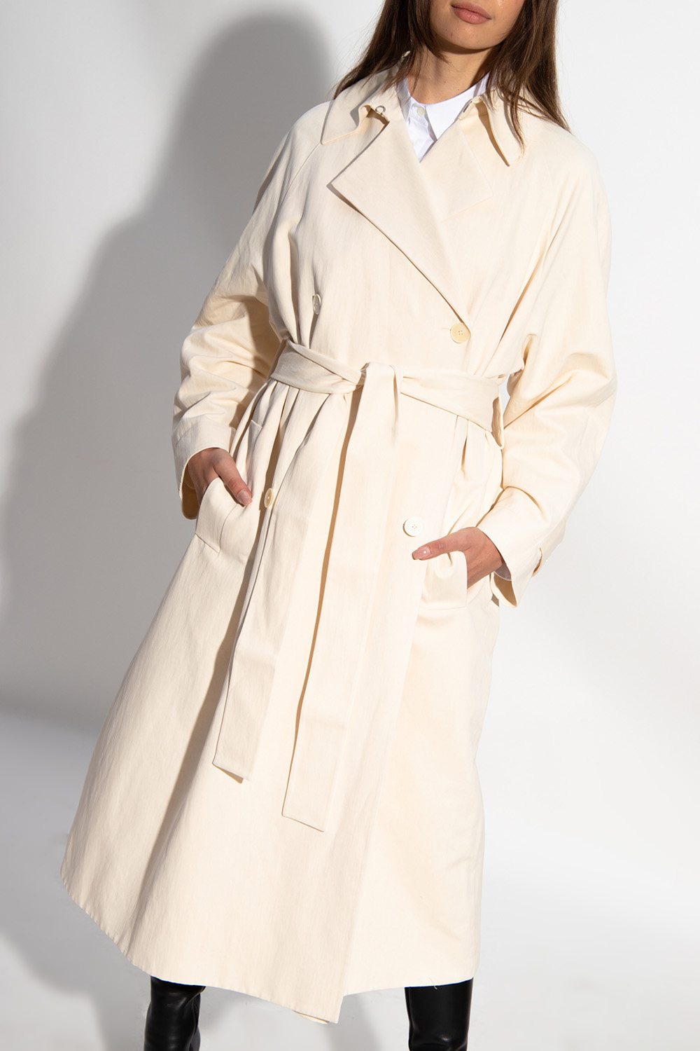 The Row Oversize double-breasted trench coat