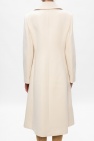 Gucci cream Double-breasted coat