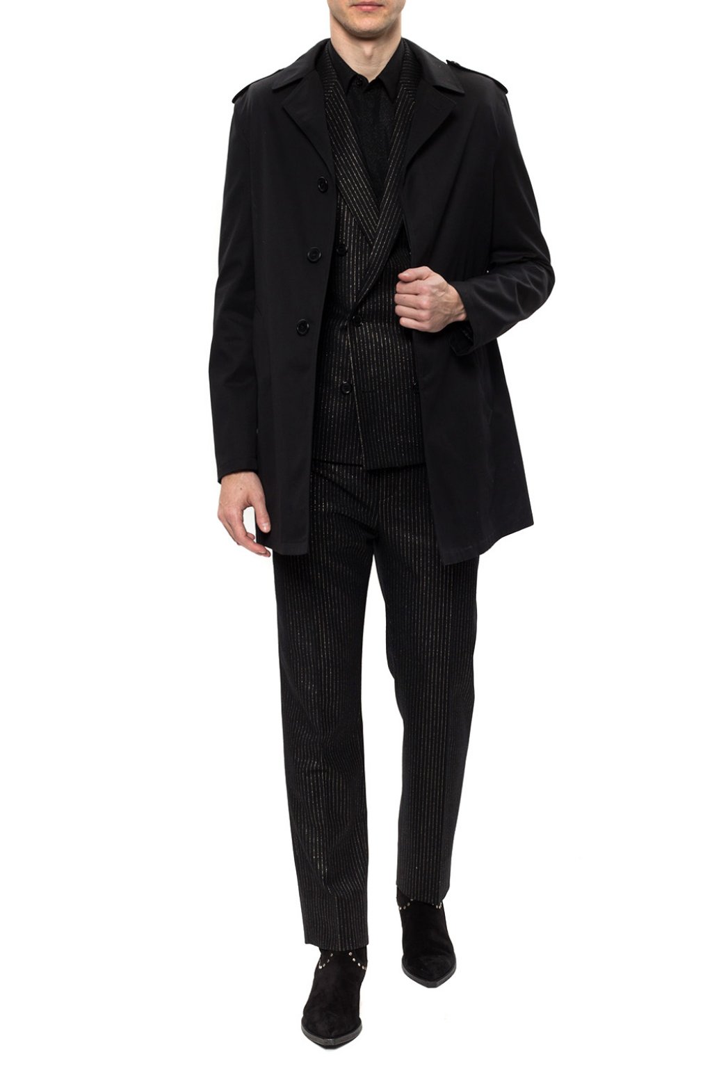 Saint Laurent Notch lapel coat