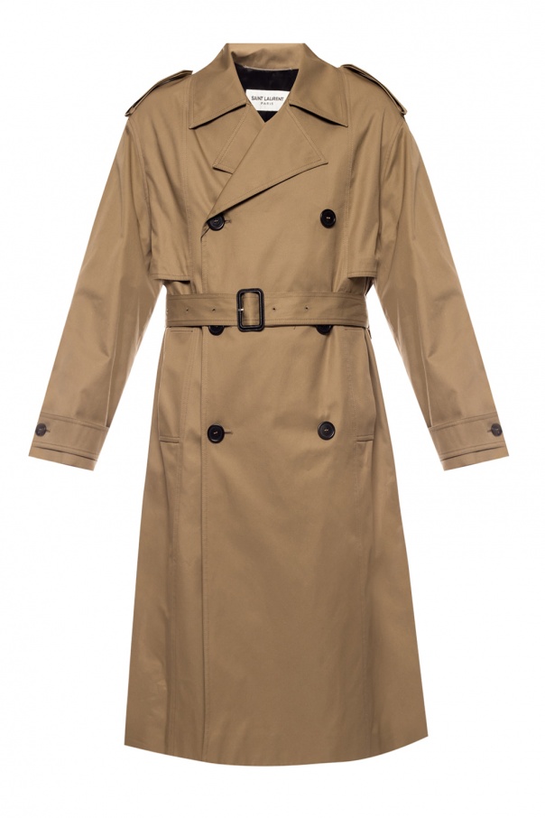 Saint Laurent Double-breasted trench coat | Men's Clothing | Vitkac