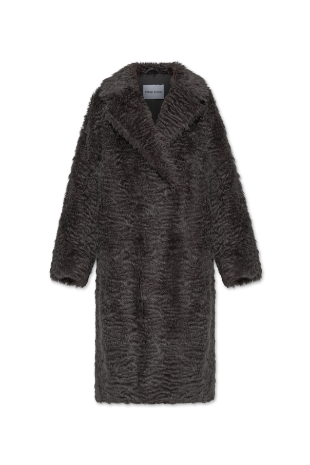 STAND STUDIO Faux fur coat Nicole