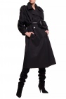 Saint Laurent BLACK Double-breasted trench coat