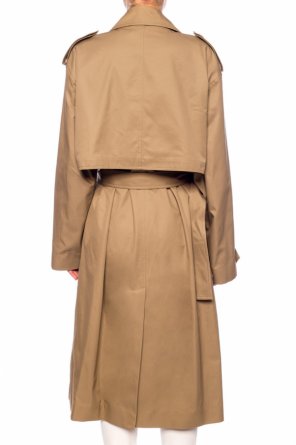 Saint Laurent Notch lapel trench coat