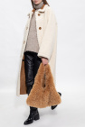 STAND STUDIO cream ‘Kanca’ fur coat