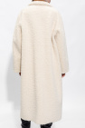 STAND STUDIO cream ‘Kanca’ fur coat