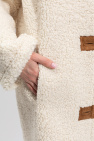 STAND STUDIO cream ‘Kanca’ fur coat
