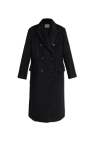STAND STUDIO BLACK Wool coat Essa