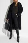 STAND STUDIO BLACK Wool coat Essa