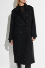 STAND STUDIO BLACK Wool coat Essa
