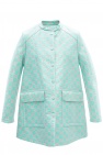 Gucci light blue Band collar coat