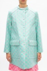 Gucci light blue Band collar coat