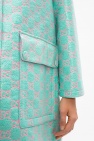 Gucci light blue Band collar coat