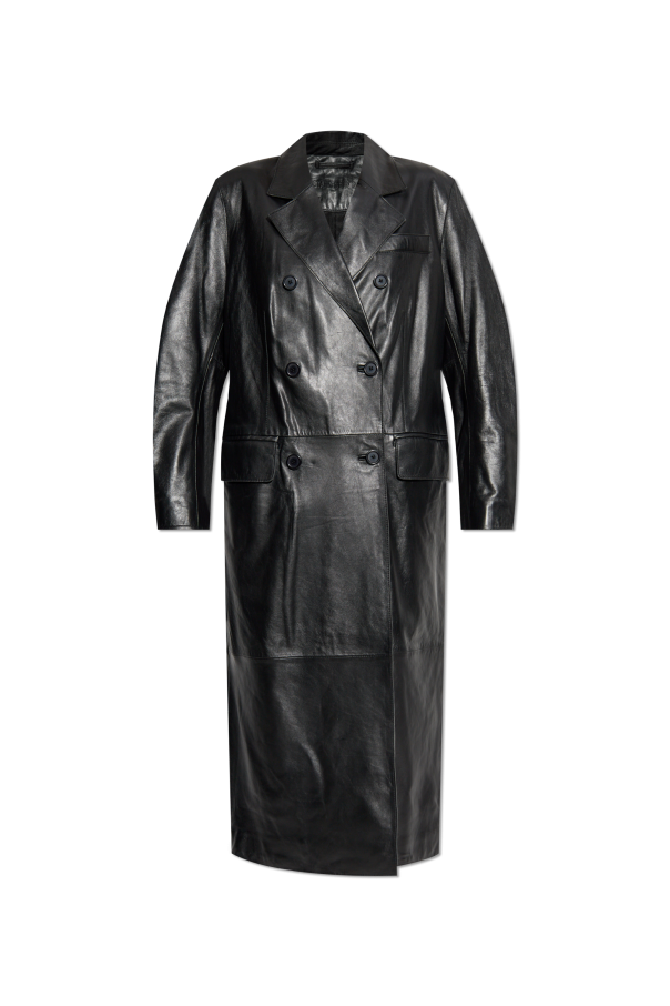 STAND STUDIO Leather Coat Selene