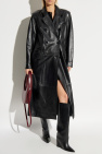 STAND STUDIO BLACK Leather Coat Selene