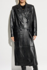 STAND STUDIO BLACK Leather Coat Selene