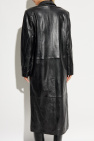STAND STUDIO BLACK Leather Coat Selene