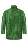 Balenciaga GREEN Houndstooth coat