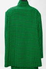Balenciaga GREEN Houndstooth coat