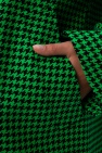Balenciaga GREEN Houndstooth coat