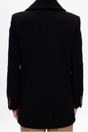 Saint Laurent Wool coat with notch lapels