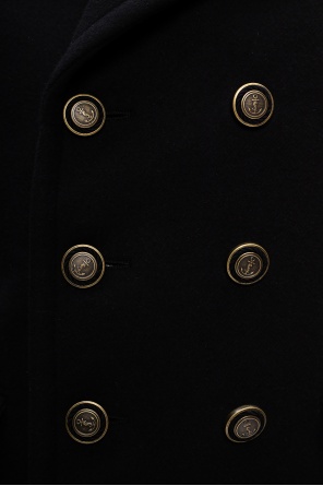 Saint Laurent Wool coat with notch lapels