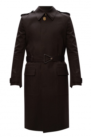 Trench coat with decorative fastening, zdjęcie 1 Trench coat with decorative fastening od Bottega Veneta