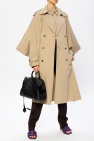Bottega Veneta beige Trench coat with decorative sleeves