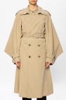 Bottega Veneta beige Trench coat with decorative sleeves