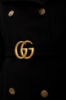 Gucci Borsa Gucci modello piccolo in tela monogram nera e pelle nera