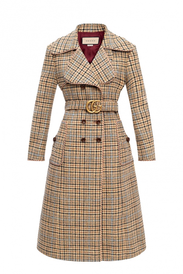 Gucci Double-breasted coat with belt