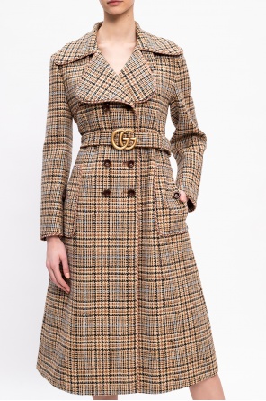 Gucci Double-breasted coat with belt