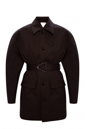 Bottega Veneta shearling mid-length coat