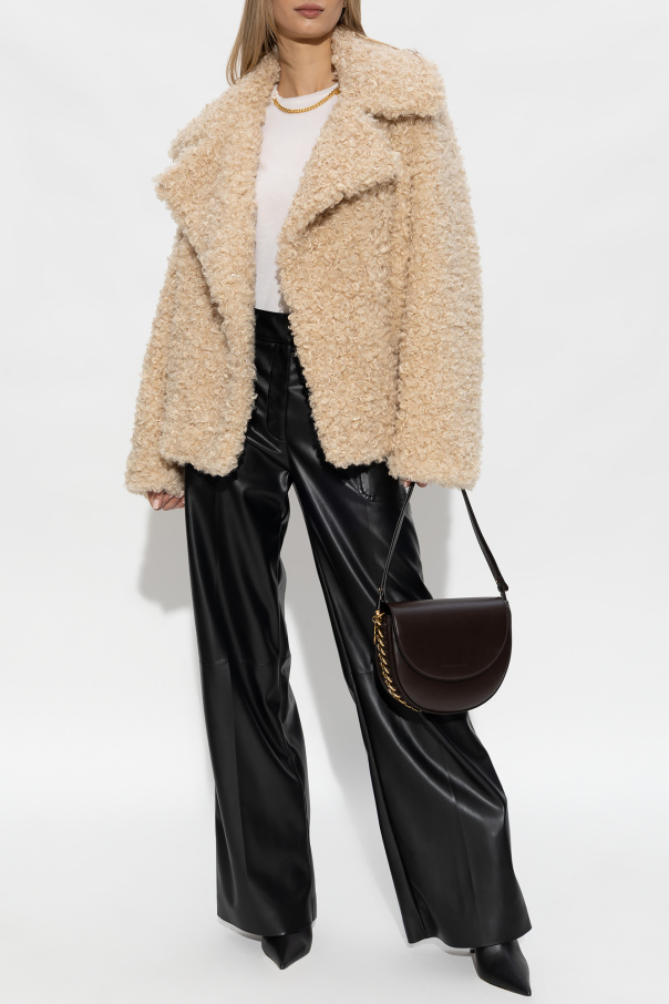 Stella McCartney Cropped faux-fur coat
