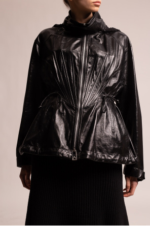 bottega Zip Veneta Leather jacket