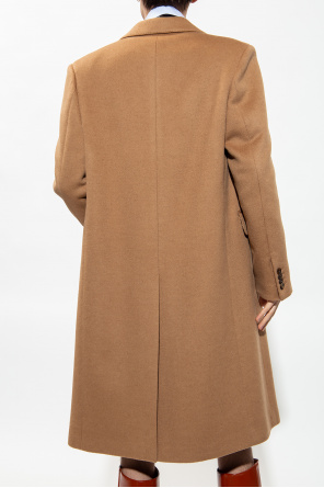 gucci high-waisted Camel-hair coat