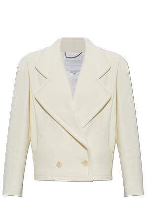 Double-breasted wool coat