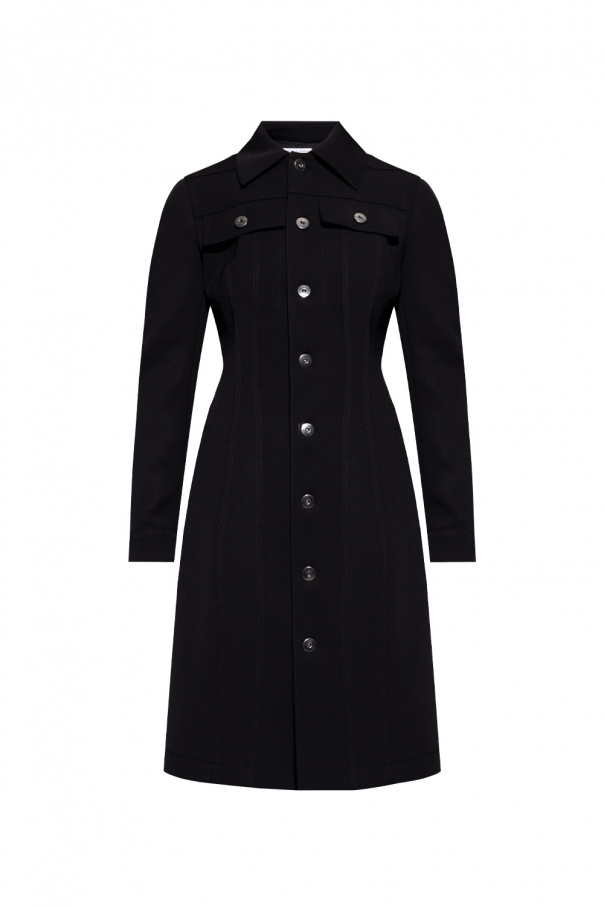 bottega Abgerundete Veneta Wool coat